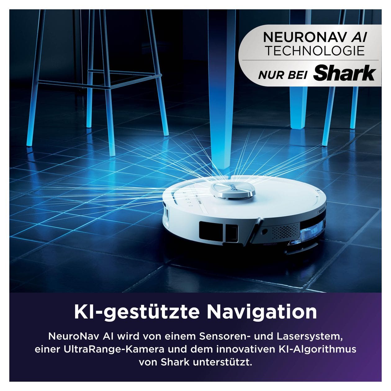 RV3010XEEUWH Saugroboter nass/trocken 180 min Akku  (Weiß) 