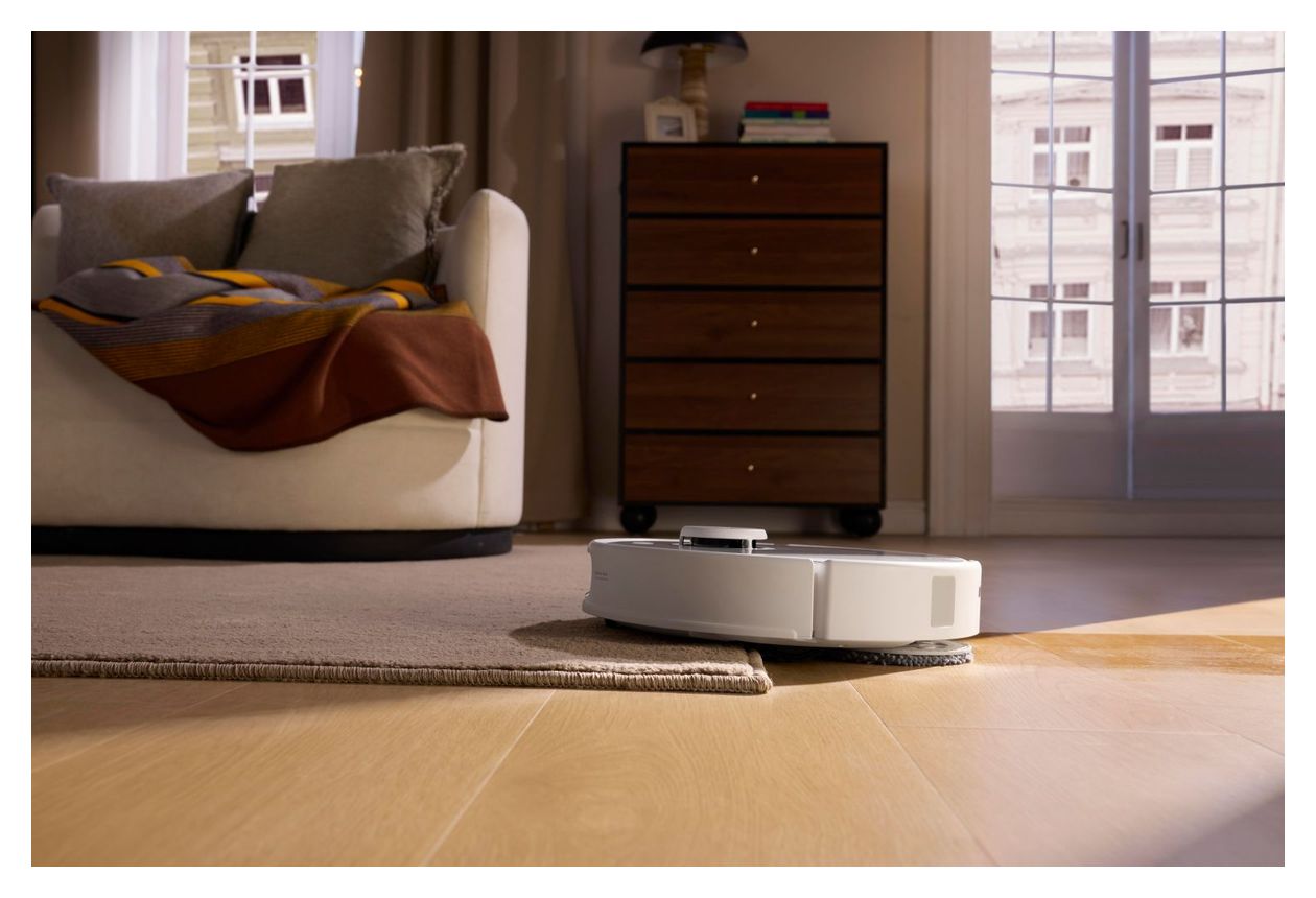 Qrevo Curv 5A1 Saugroboter nass/trocken 190 min Akku  (Schwarz, Weiß) 
