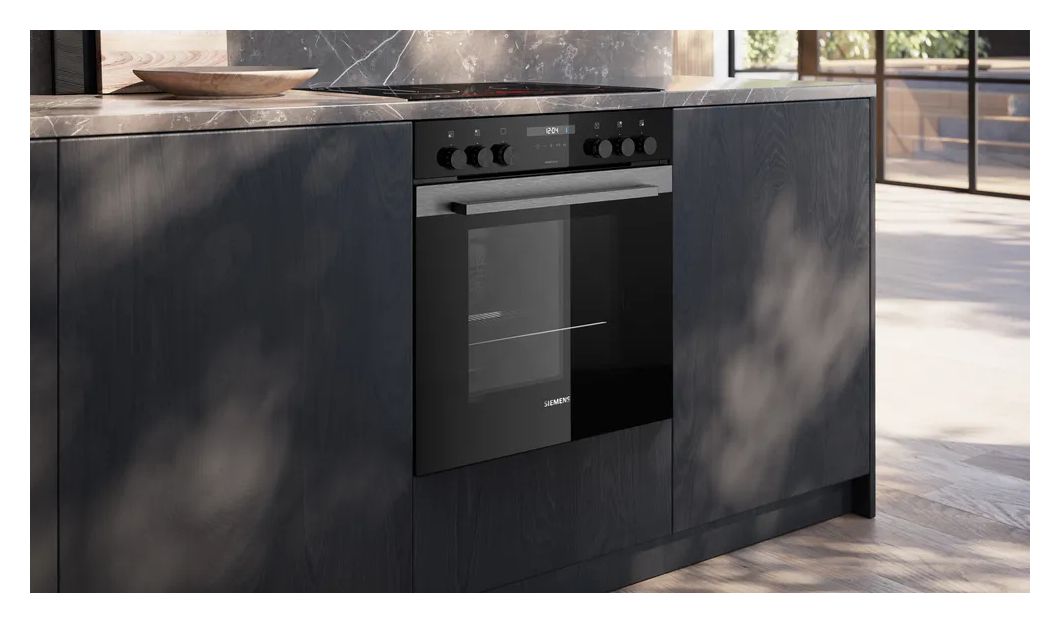 EQ3KB64 (EA645GN17 + HE317HBS3) Herdset groß AutoClean mit 60 cm Glaskeramik Kochfeld 