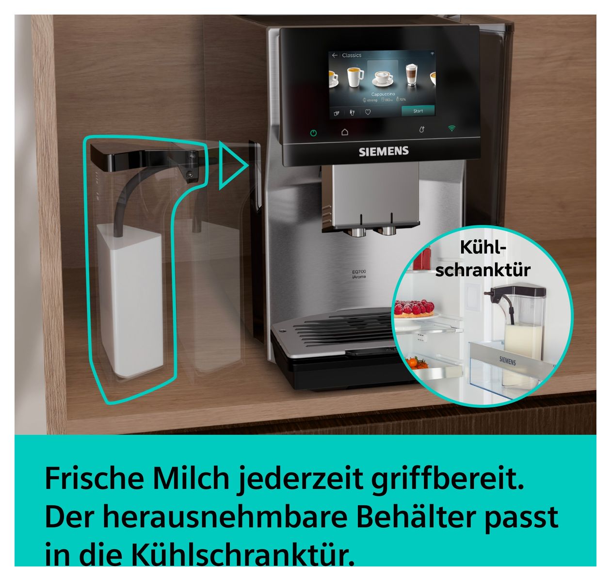 EQ700 TQ727D03 iAroma Kaffeevollautomat 19 bar 2,4 l 320 g  (Edelstahl) 