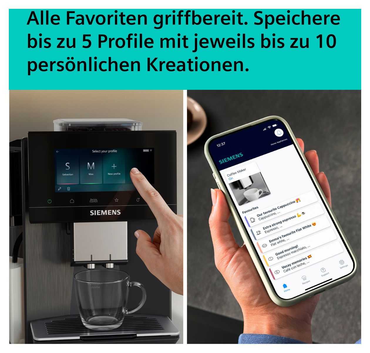 EQ900 plus TQ925EZ5  iAroma Kaffeevollautomat 19 bar 2,3 l 410 g (Dark inox) 