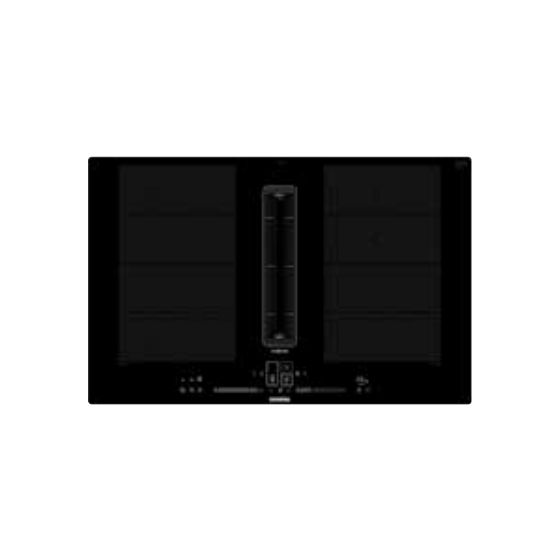 iQ700 EX80BNX68E autarkes 80 cm Induktionskochfeld 4 Kochzonen mit integriertem Dunstabzug 