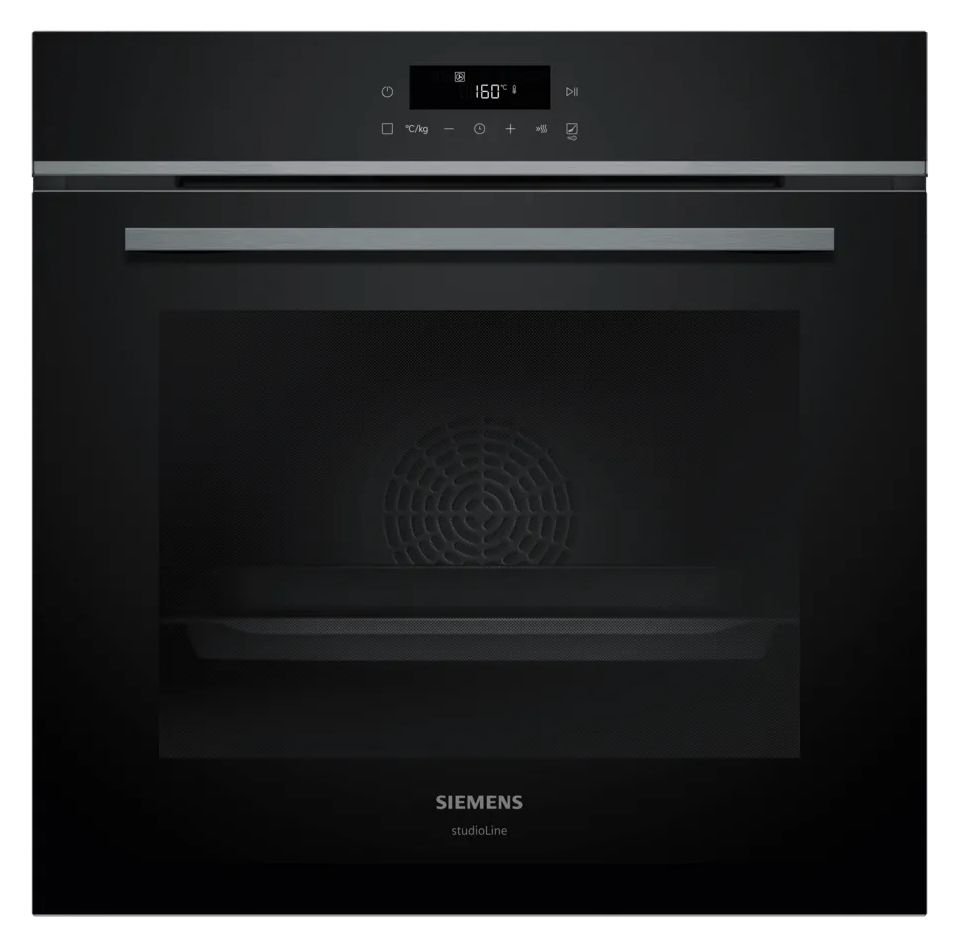 iQ300 HB472G0B3 Einbaubackofen groß AutoClean (Edelstahl, Schwarz) 