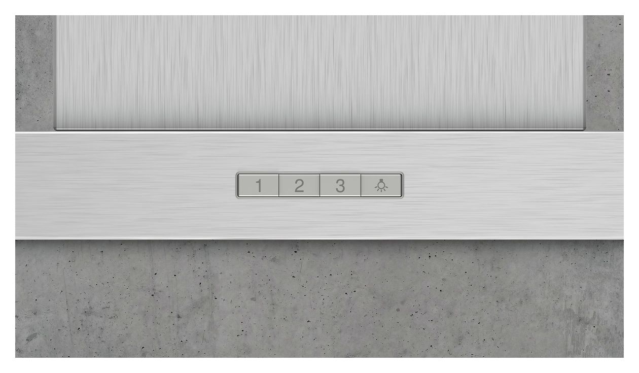 iQ100 LC94BBC50 Abluft Dunstabzugshaube/Esse Wand 90 cm (Edelstahl) 