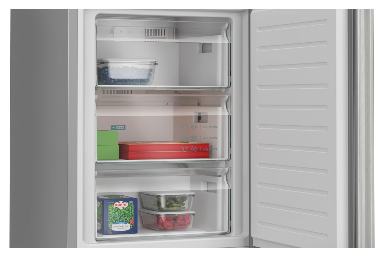iQ300 KG36N2LCF 218 l / 103 l Kühl-Gefrierkombi freistehend NoFrost 159 kWh Jahr  (Edelstahl) 