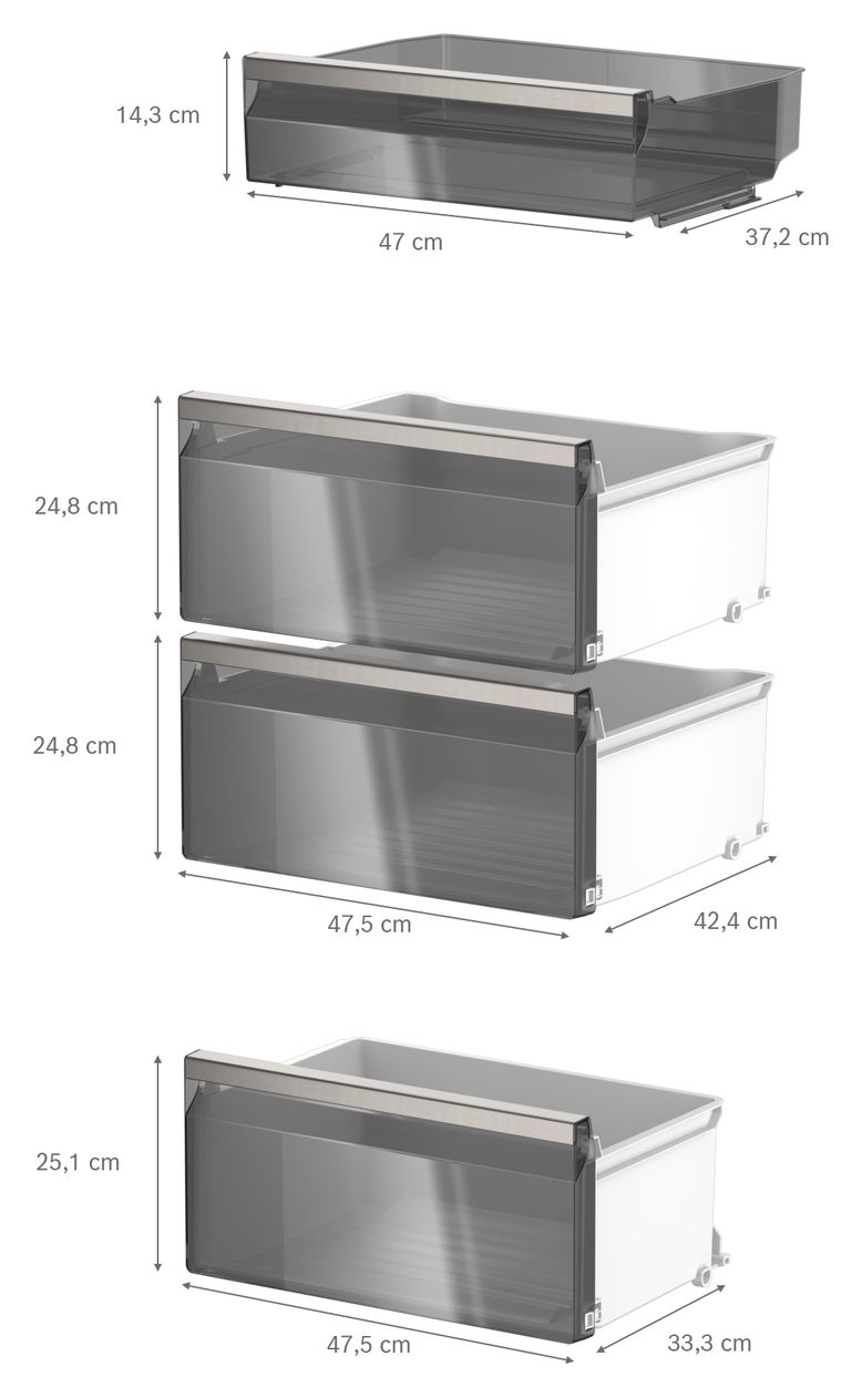 iQ300 KS36NEICM 402 l Kühlschrank freistehend EEK: C 110 kWh Jahr NoFrost  (Edelstahl) 