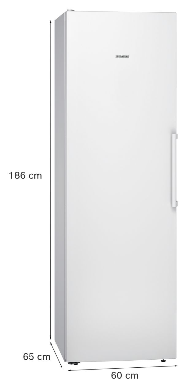 iQ300 KS36VGWDP 346 l / 346 l Kühlschrank freistehend EEK: D 93 kWh Jahr  (Weiß) 