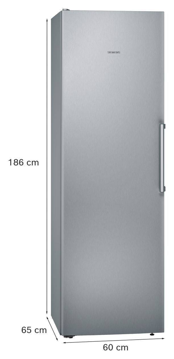 iQ300 KS36VVIEP 346 l / 346 l Kühlschrank freistehend EEK: E 116 kWh Jahr  (Edelstahl) 