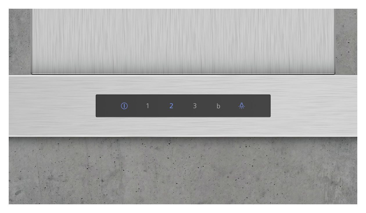 iQ300 LC66BBM50 Umluft Dunstabzugshaube/Esse Wand 60 cm (Edelstahl) 