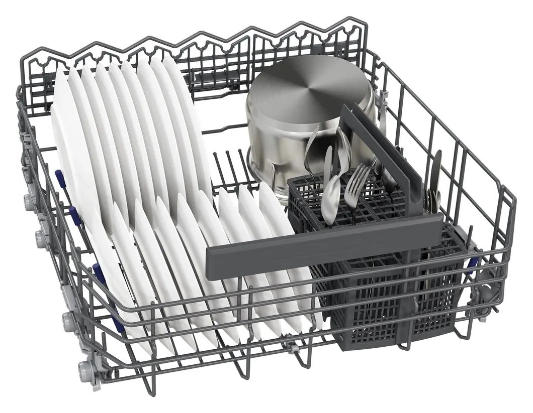 iQ300 SN53ES02BD (SN53ESS2BD + SZ36DB04) 60 cm Geschirrspüler teilintegriert (ohne Front) Sehr leise 13 Maßgedecke aquaStop Funktion Wärmetauscher 