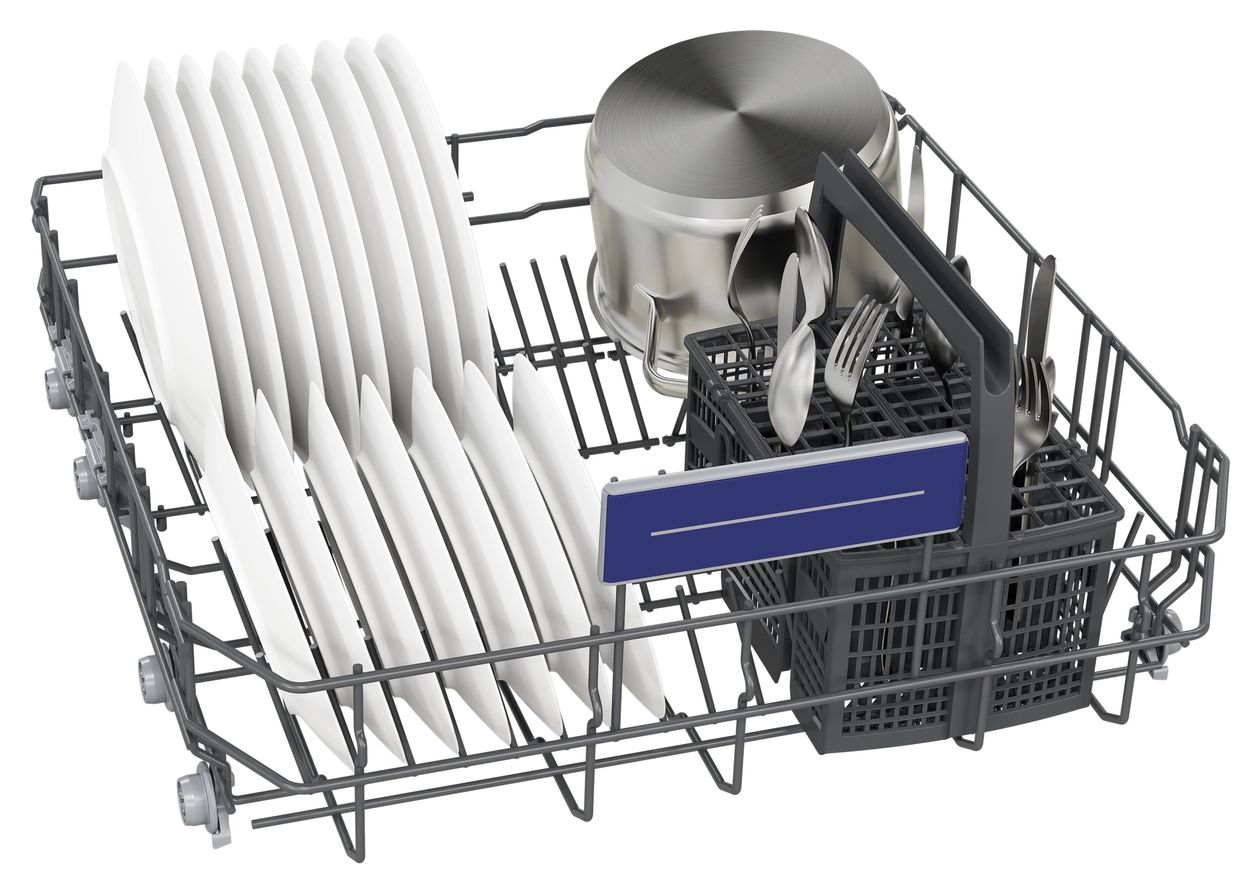 iQ300 SN53HS03TE 60 cm Geschirrspüler teilintegriert (ohne Front) Leise 13 Maßgedecke aquaStop Funktion Wärmetauscher 