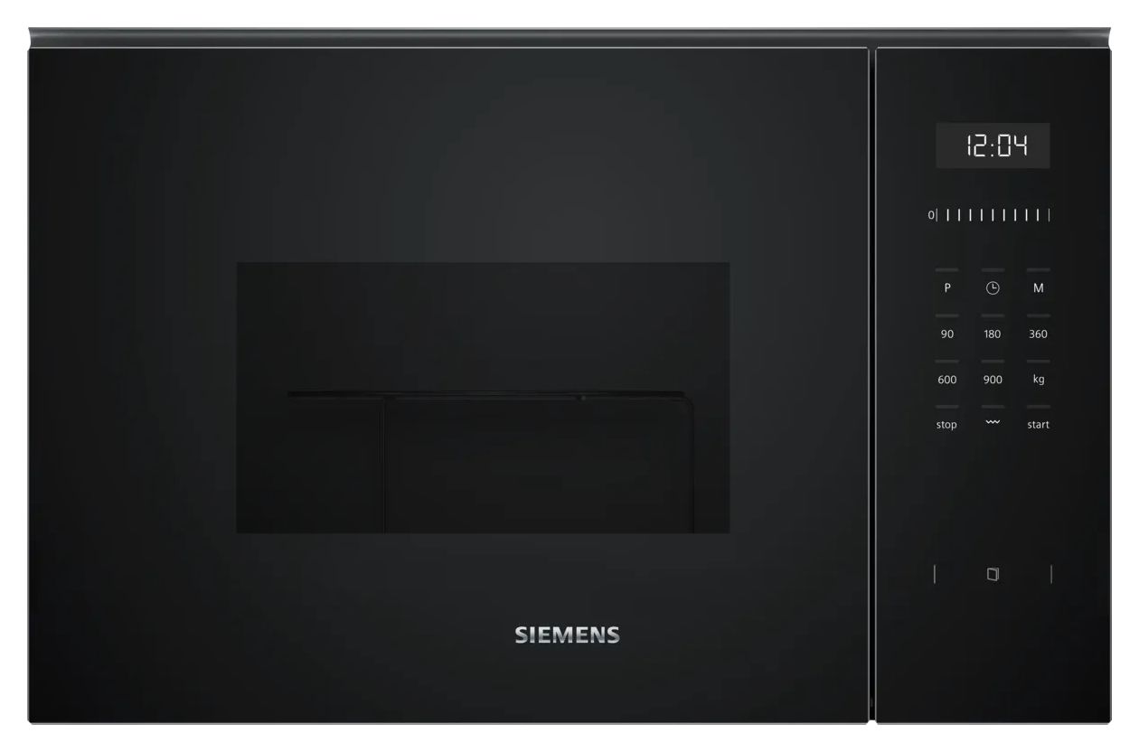 iQ500 BE555LMB1 Einbau-Mikrowelle 900 W Größe: mittel 5 Stufen Grill (Schwarz) 