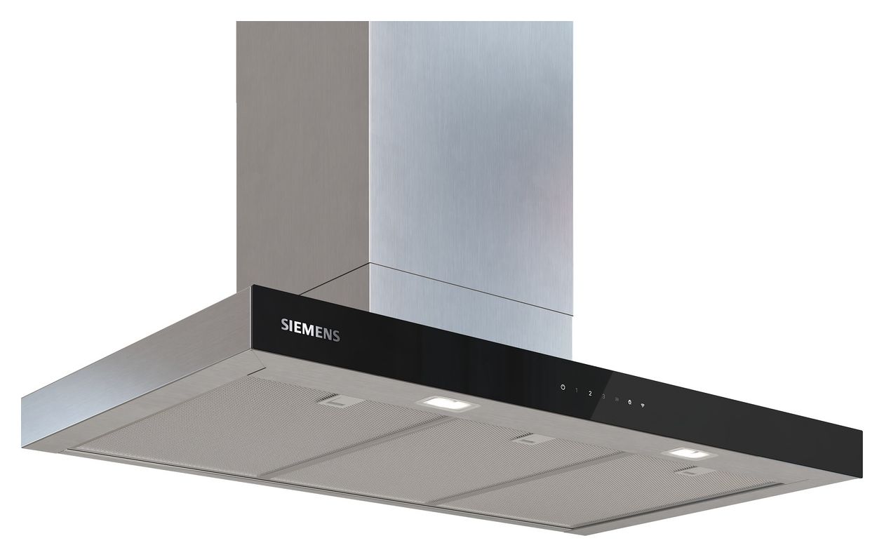 iQ500 LC97BDN30 Abluft/Umluft Dunstabzugshaube/Esse Wand 90 cm (Edelstahl) 