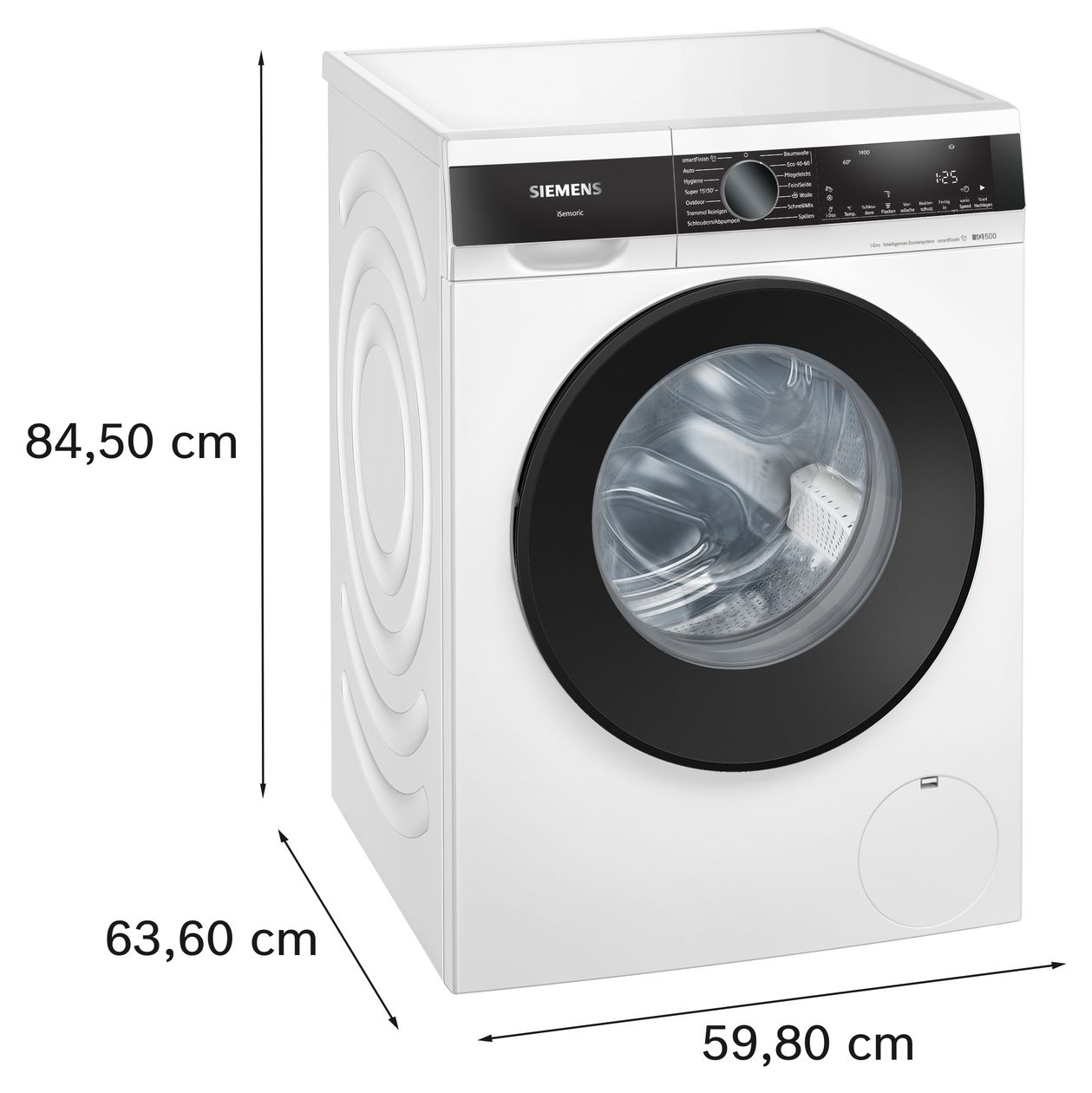 iQ500 WG44G2F22 9 kg Frontlader Waschmaschine 1400 U/min aquaStop Funktion 