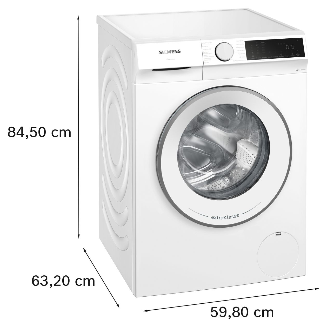 iQ500 WG44J209 9 kg Frontlader Waschmaschine 1400 U/min aquaStop Funktion 
