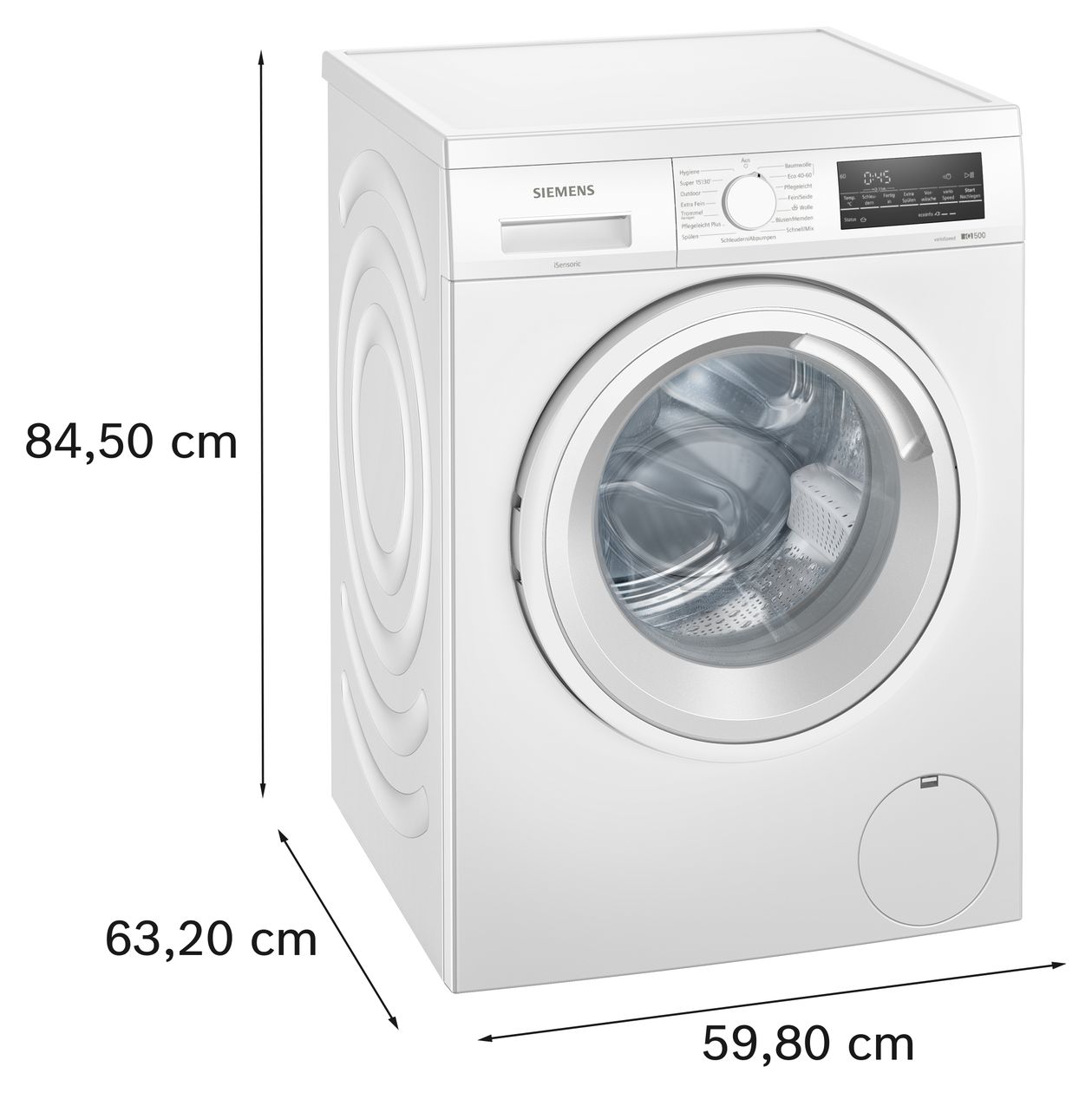 iQ500 WU14UT22 9 kg Frontlader Waschmaschine 1400 U/min aquaStop Funktion 