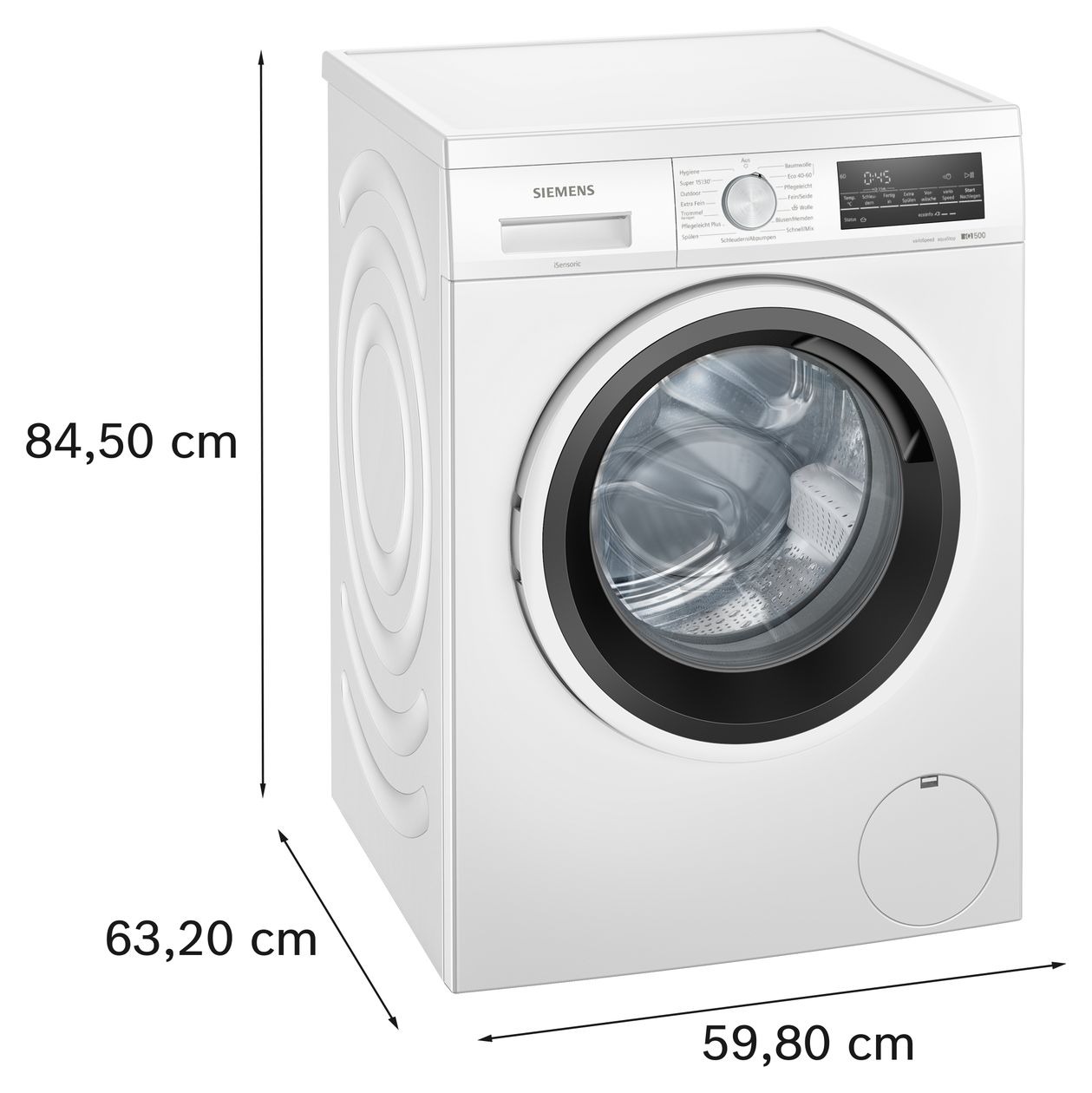 iQ500 WU14UT42 9 kg Frontlader Waschmaschine 1400 U/min aquaStop Funktion 