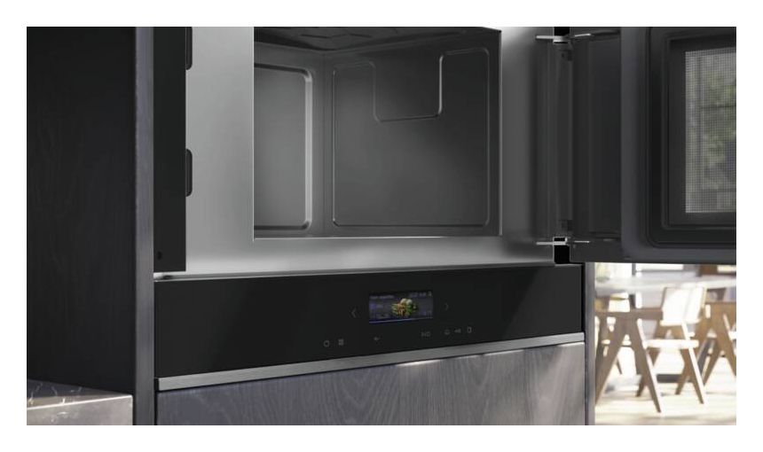 iQ700 BF922R1B1 Einbau-Mikrowelle 900 W Größe: mittel 5 Stufen (Schwarz) 
