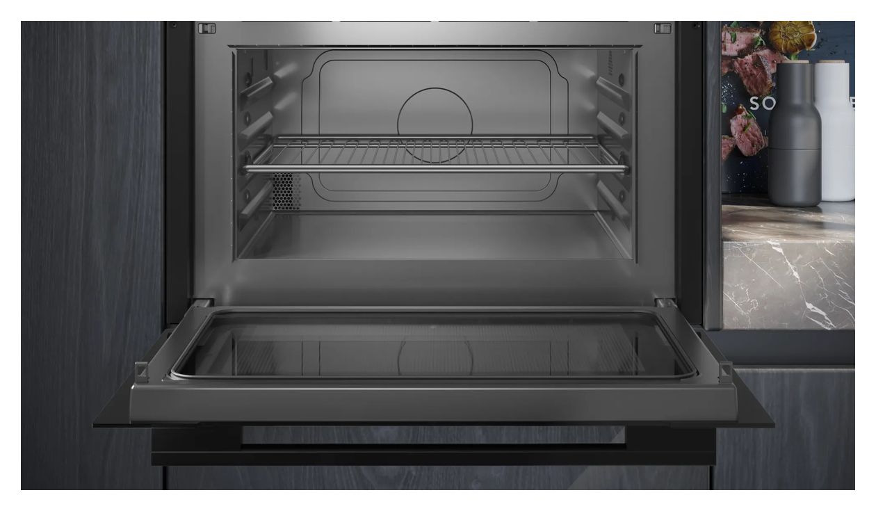 iQ700 CE732GXB1 Einbau-Mikrowelle 1000 W Größe: groß 5 Stufen Grill (Schwarz) 