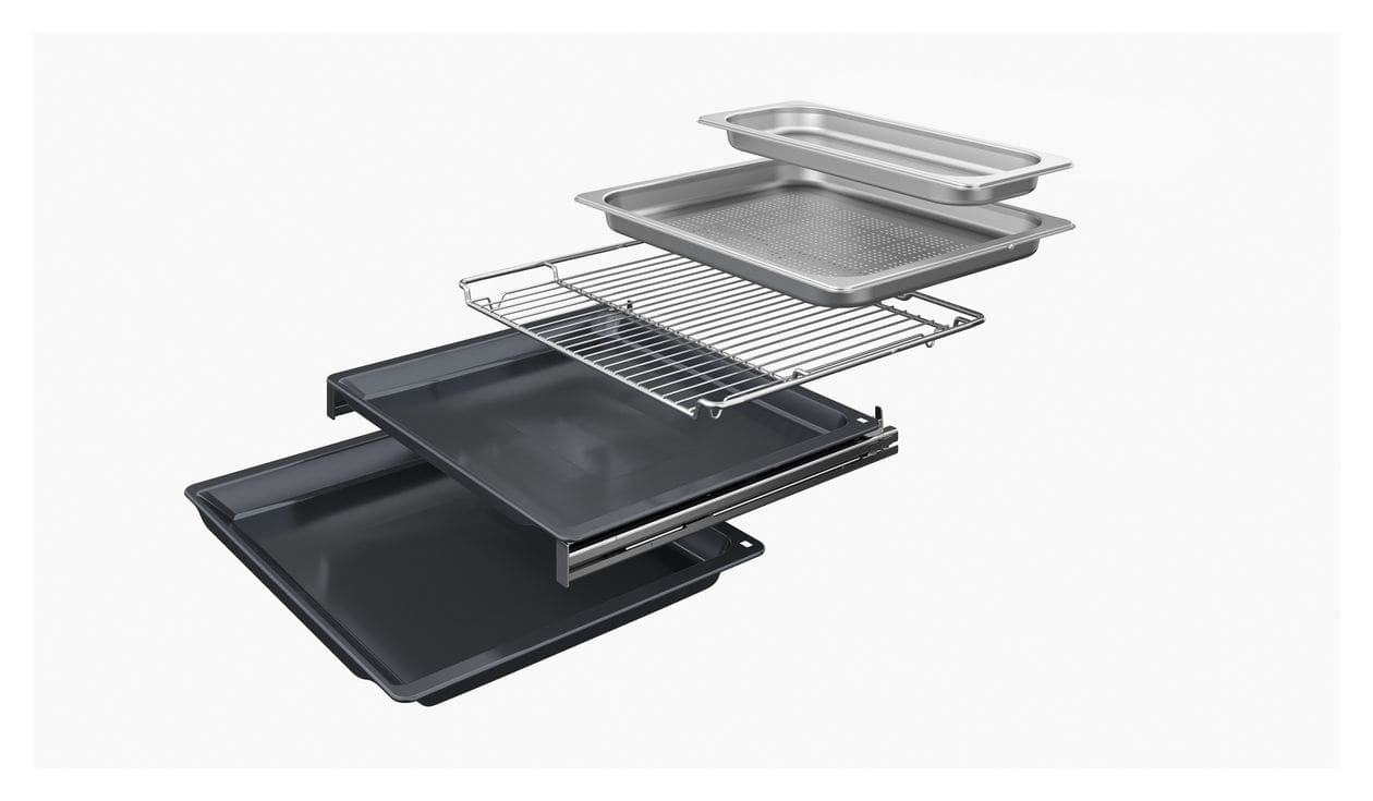 iQ700 CS938GCM1 Einbaubackofen kompakt Dampfgaren AutoClean (Schwarz) 