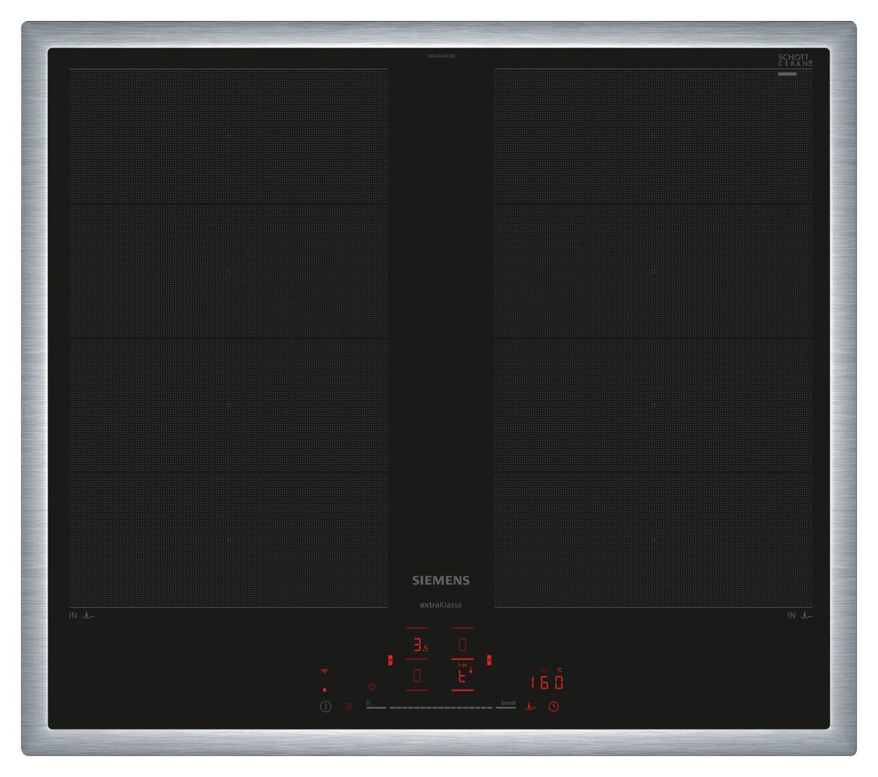 iQ700 EX645HXC1M autarkes 60 cm Induktions Kochfeld/Herdplatte 4 Zone(n) 