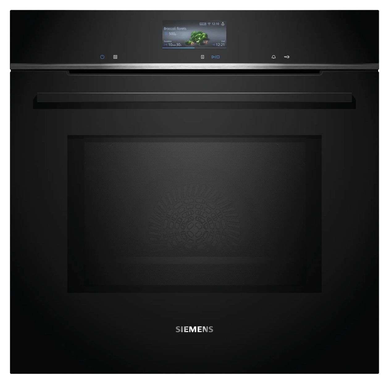 iQ700 HM736G1B1 Einbaubackofen groß Mikrowelle (Schwarz) 