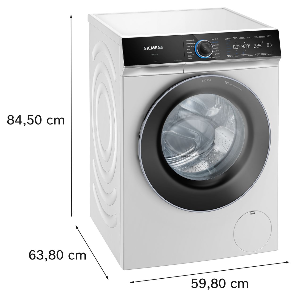 iQ700 WG44B2AW0 9 kg Frontlader Waschmaschine 1400 U/min aquaStop Funktion 