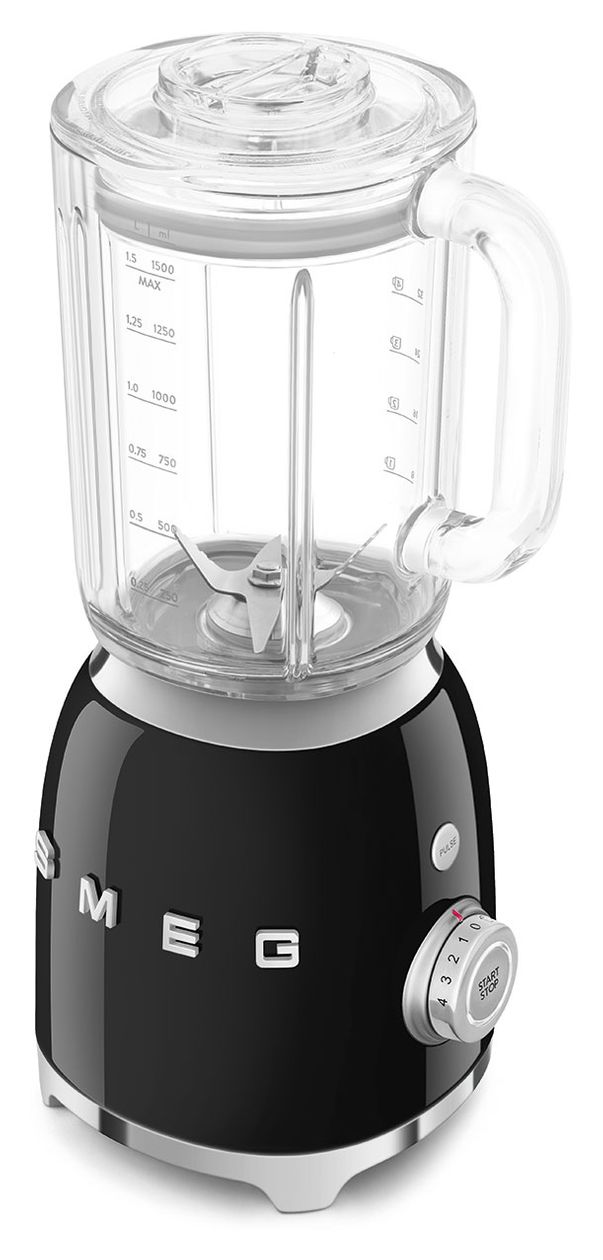 BLF03BLEU 1,5 l Standmixer 4 Geschwindigkeiten 800 W  (Schwarz) 