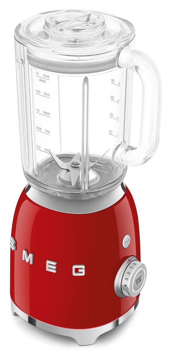 BLF03RDEU 1,5 l Standmixer 4 Geschwindigkeiten 800 W  (Rot) 
