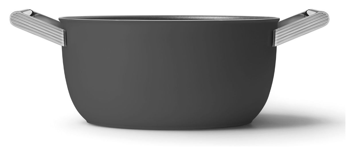 CSF2412BLM Schmortopf 50's Style 24 cm Keramik beschichtet für alle Herdplatten und Backöfen bis 250° mit Glas-Deckel 