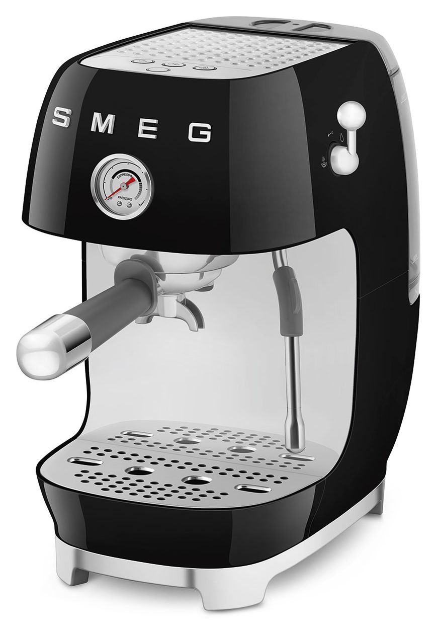 ECF03BLEU Siebträger Kaffeemaschine 15 bar 1480 W  (Schwarz) 