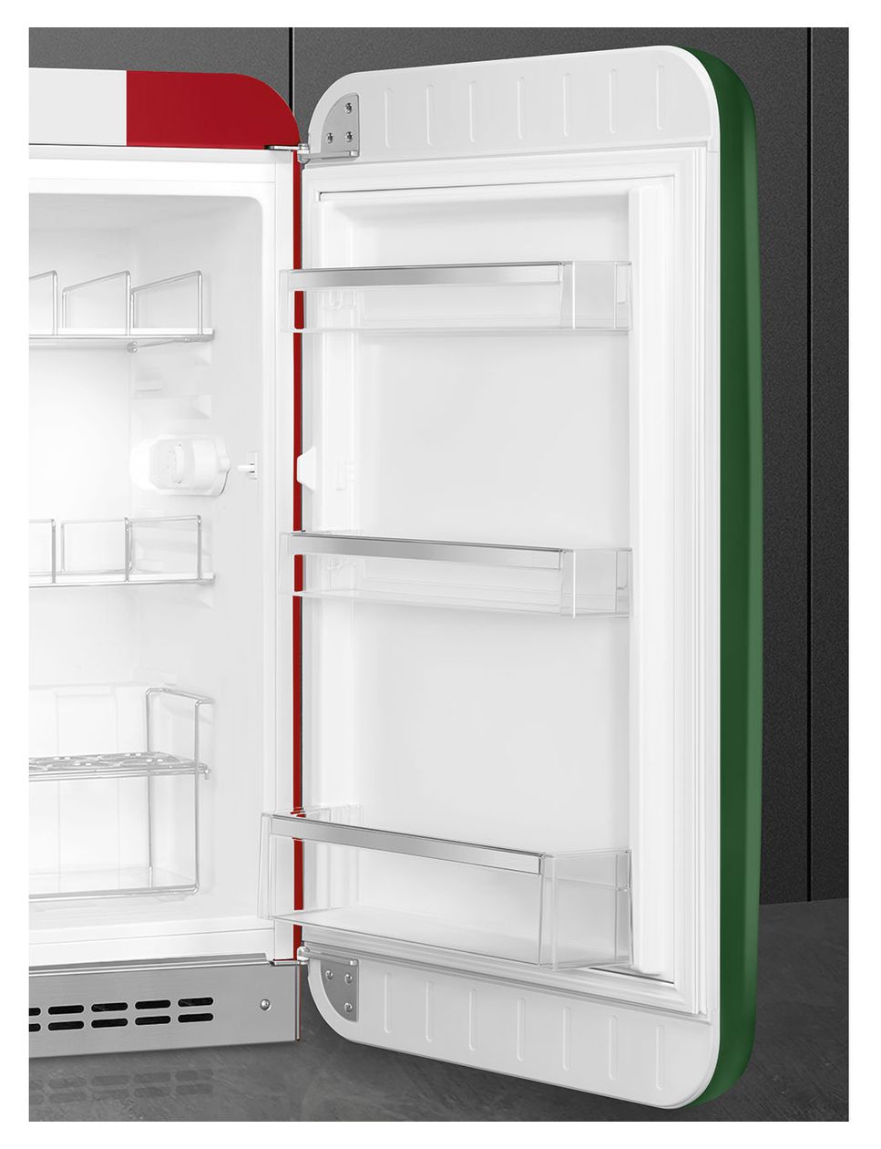 FAB10HRDIT6 135 l / 135 l Kühlschrank freistehend EEK: D 72 kWh Jahr  (Rot) 