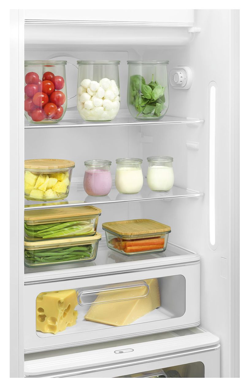 FAB28LCR6 270 l / 244 l Kühlschrank freistehend EEK: C 104 kWh Jahr  (Cremefarben) 