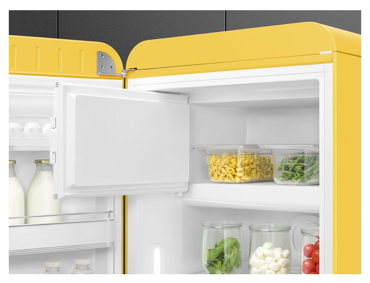 FAB28LYW6 270 l / 244 l Kühlschrank freistehend EEK: C 104 kWh Jahr  (Gelb) 