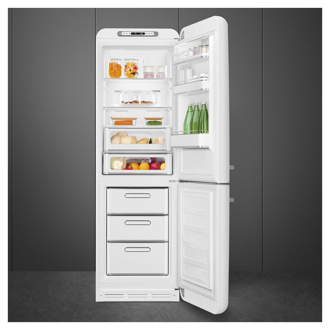 FAB32RWH6 234 l / 97 l Kühl-Gefrierkombi freistehend NoFrost 158 kWh Jahr  (Weiß) 