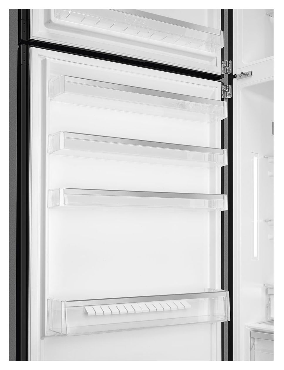 FAB50LBL5 400 l / 124 l Kühl-Gefrierkombi freistehend NoFrost 265 kWh Jahr  (Schwarz) 