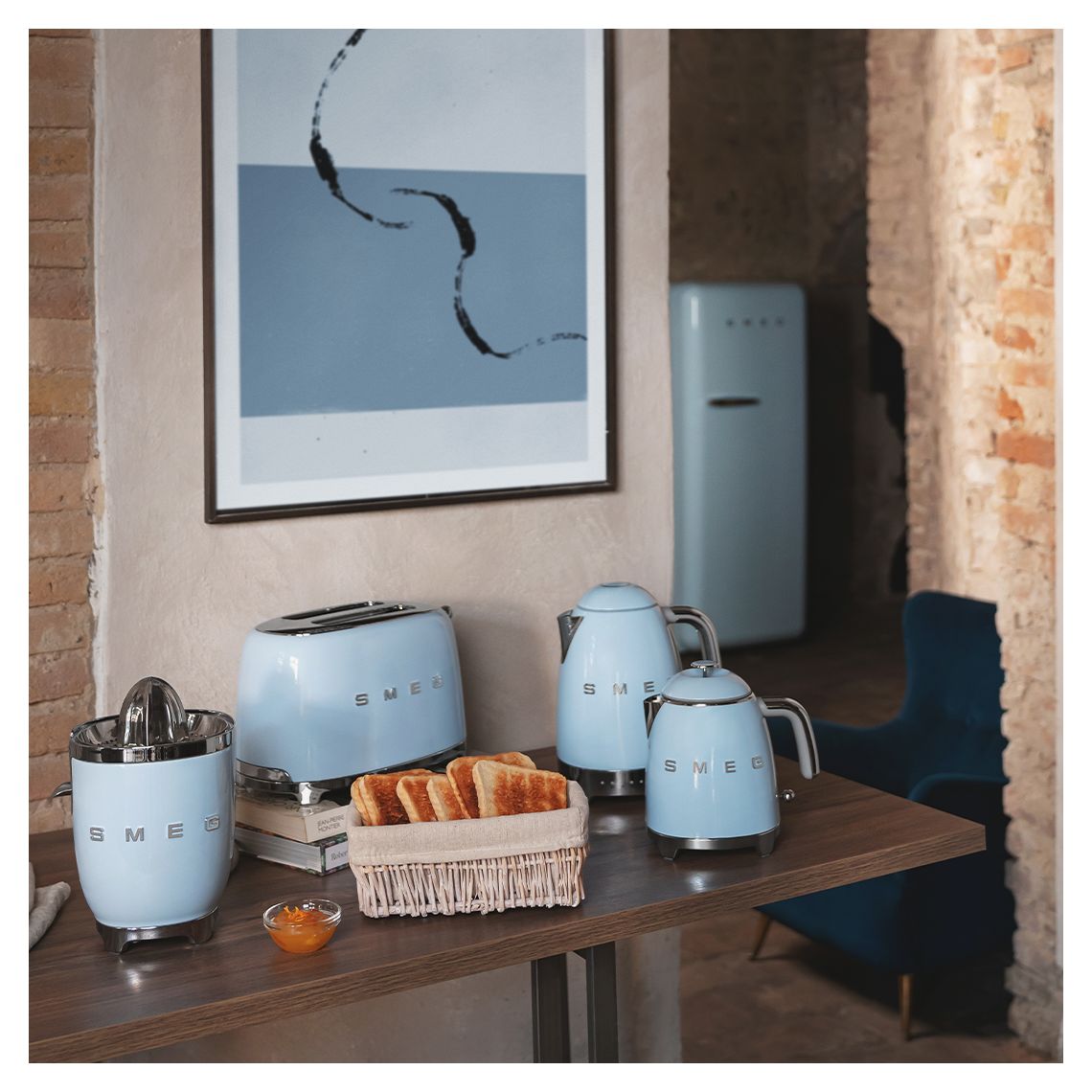KLF04PBEU 1,7 l Wasserkocher 2400 W  (Blau) 