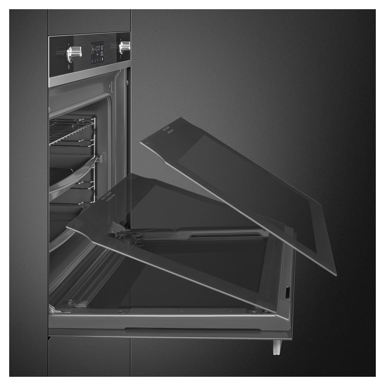 SO6102TN Einbaubackofen 68 l AutoClean 