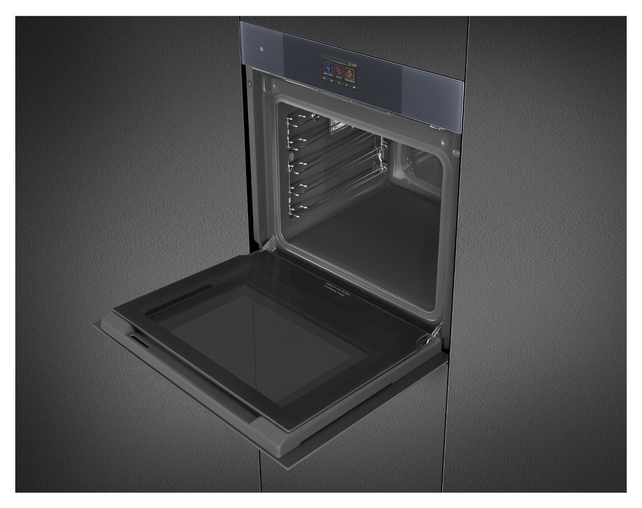 SO6104S4PG Einbaubackofen 68 l Dampfgaren AutoClean 