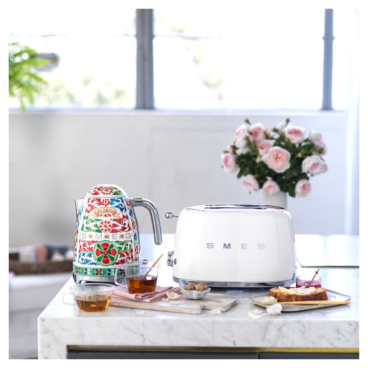 TSF01WHEU Toaster 950 W 2 Scheibe(n) 6 Stufen  (Weiß) 