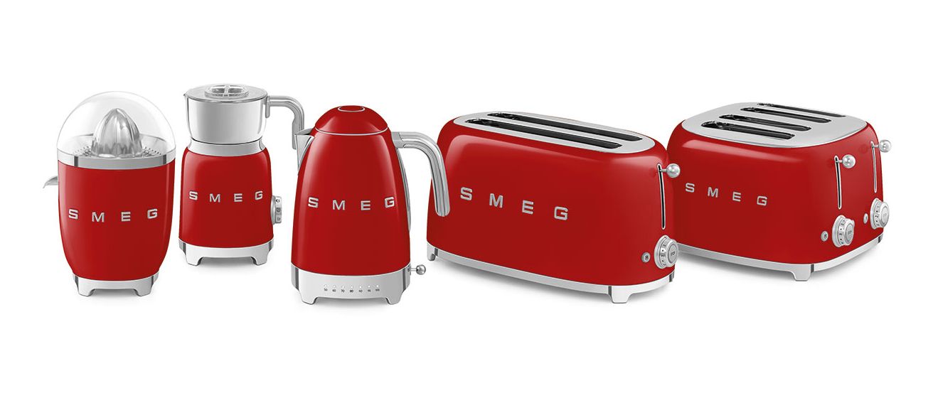 TSF02RDEU Toaster 1500 W 4 Scheibe(n) 6 Stufen  (Rot) 