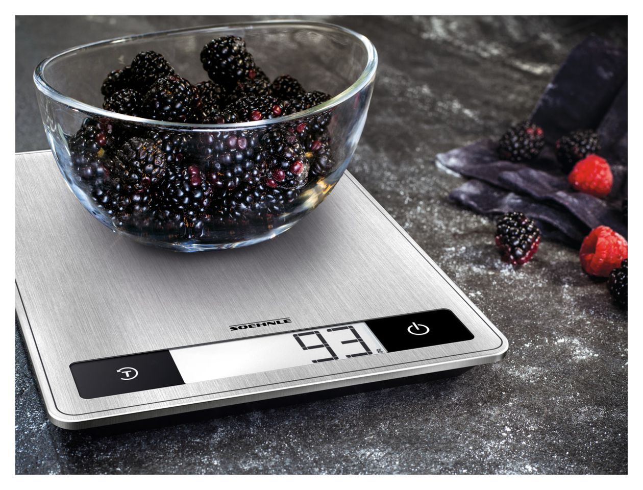 61509 Page Profi 200 Elektronische Küchenwaage bis 15 kg Genauigkeit 1 g  (Edelstahl) 