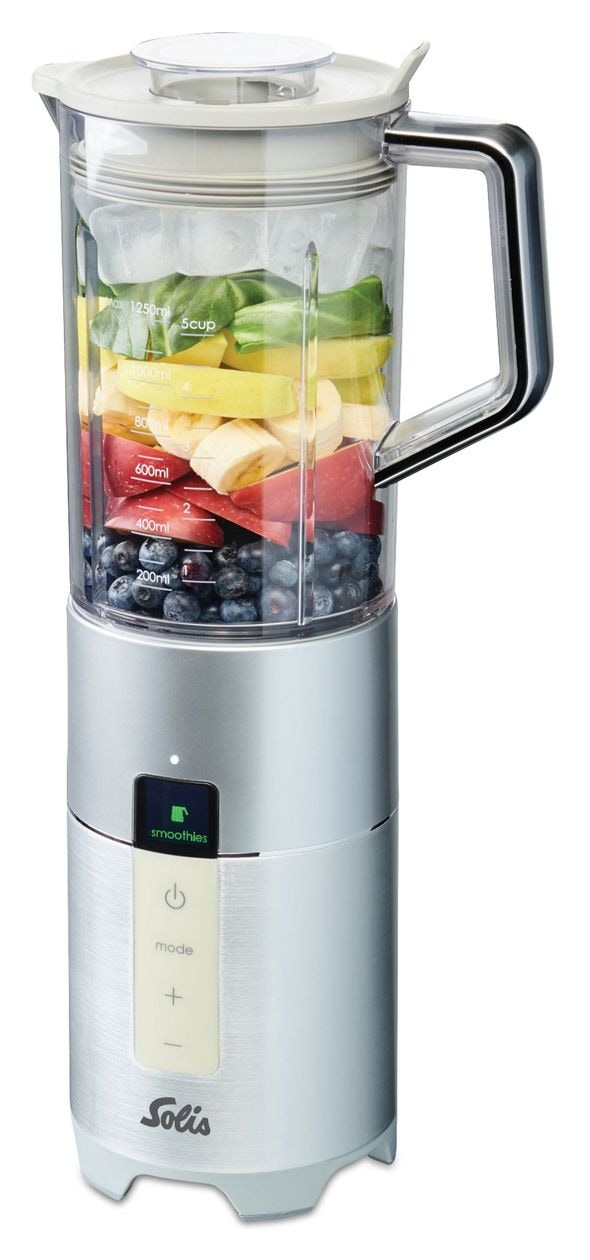 8327  Perfect Blender Pro Slim 0,6 l Standmixer 5 Geschwindigkeiten 1000 W  (Silber) 