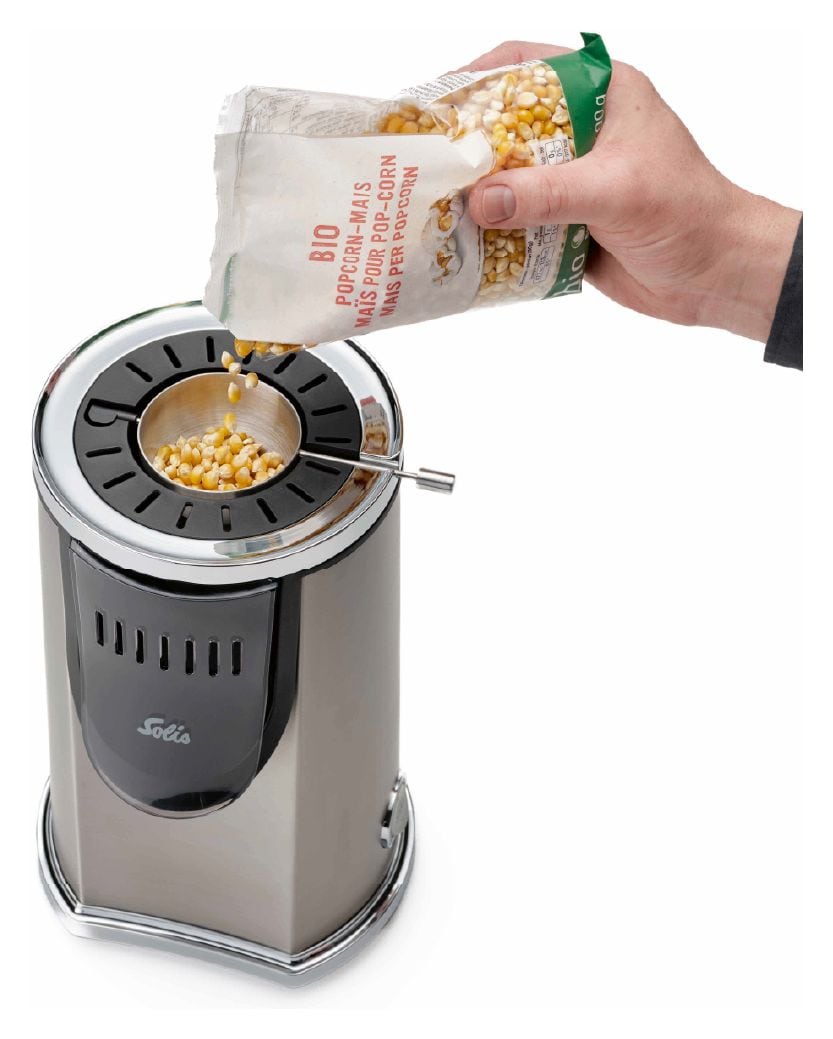 Pop & Fun Popcornmaschine  (Edelstahl) 