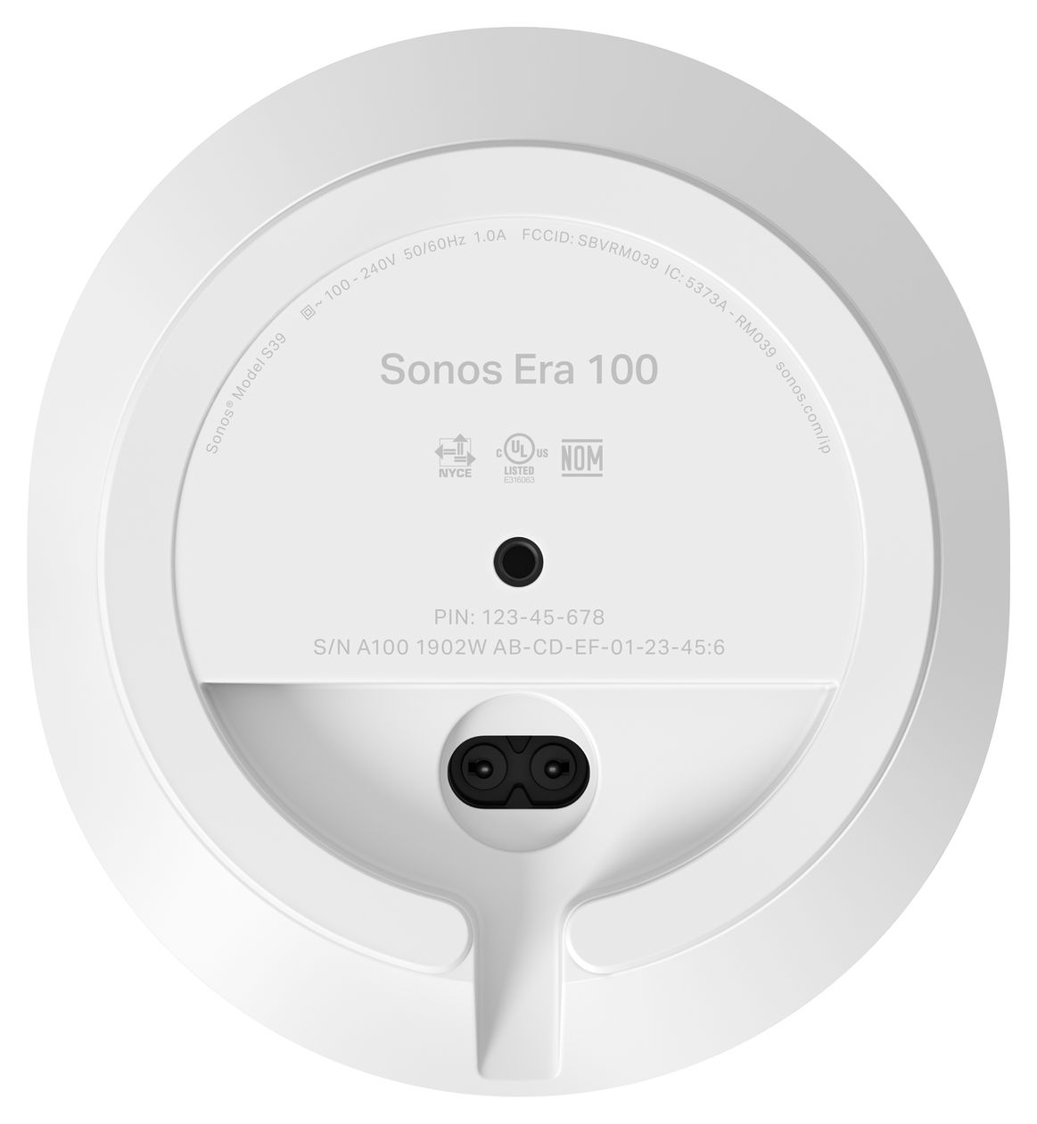 Era 100 Wlan Lautsprecher mit Bluetooth  (Weiß) 