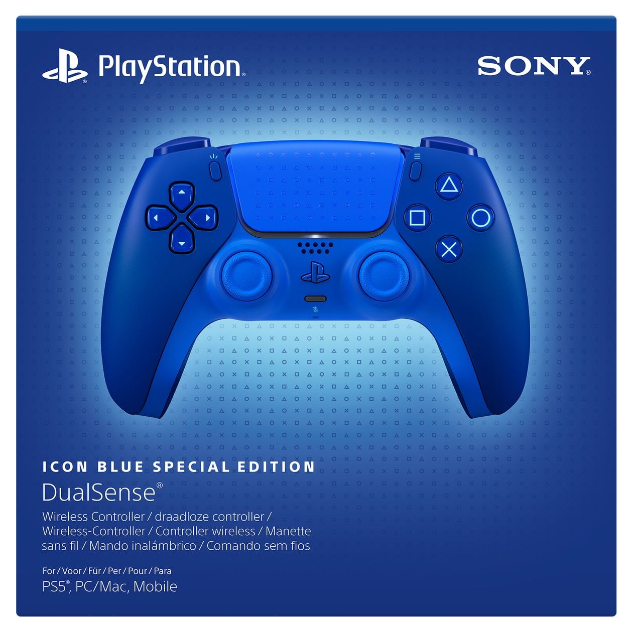 DualSense Wireless Controller Analog / Digital Gamepad für PlayStation PS5  (Blau) 