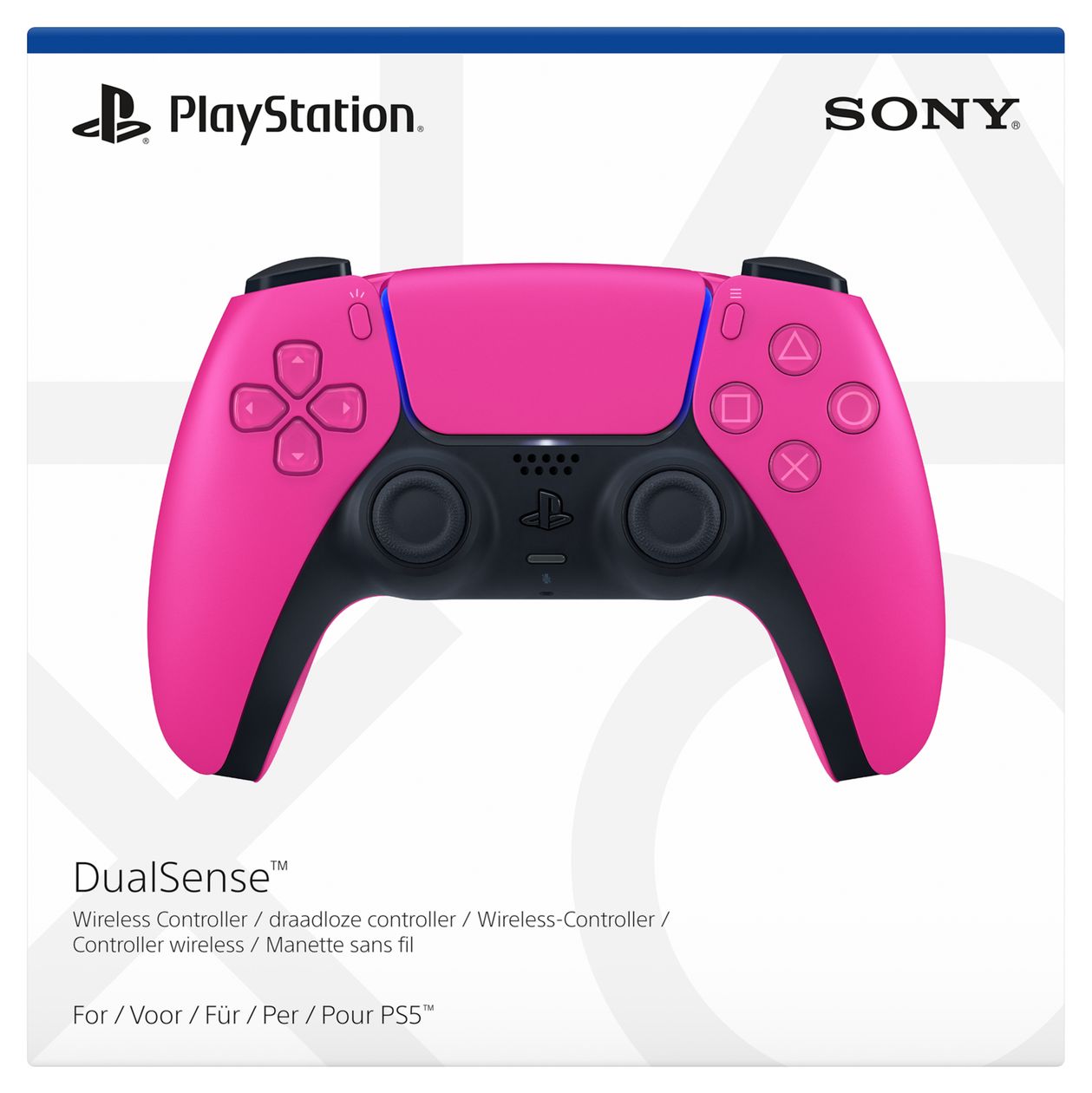 DualSense Wireless Controller Analog / Digital Gamepad für Android, MAC, PC, PlayStation PS5, iOS  (Pink) 
