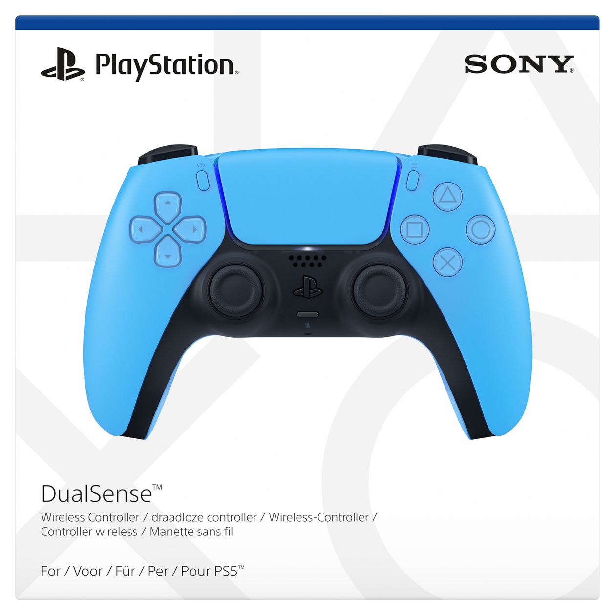 DualSense Wireless Controller Analog / Digital Gamepad für Android, MAC, PC, PlayStation PS5, iOS  (Blau) 