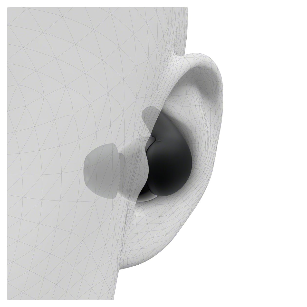 WF-LS910NB In-Ear Bluetooth Kopfhörer kabellos IPX4  (Schwarz) 
