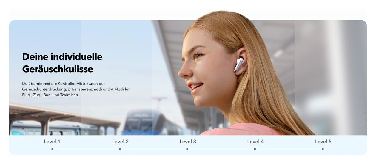 Liberty 4 NC In-Ear Bluetooth Kopfhörer kabellos 10 h Laufzeit IPX4  (Weiß) 